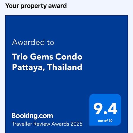 Trio Gems Condo Pattaya, Thailand Jomtien Beach Eksteriør billede